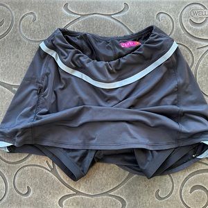 Terry cycling skort